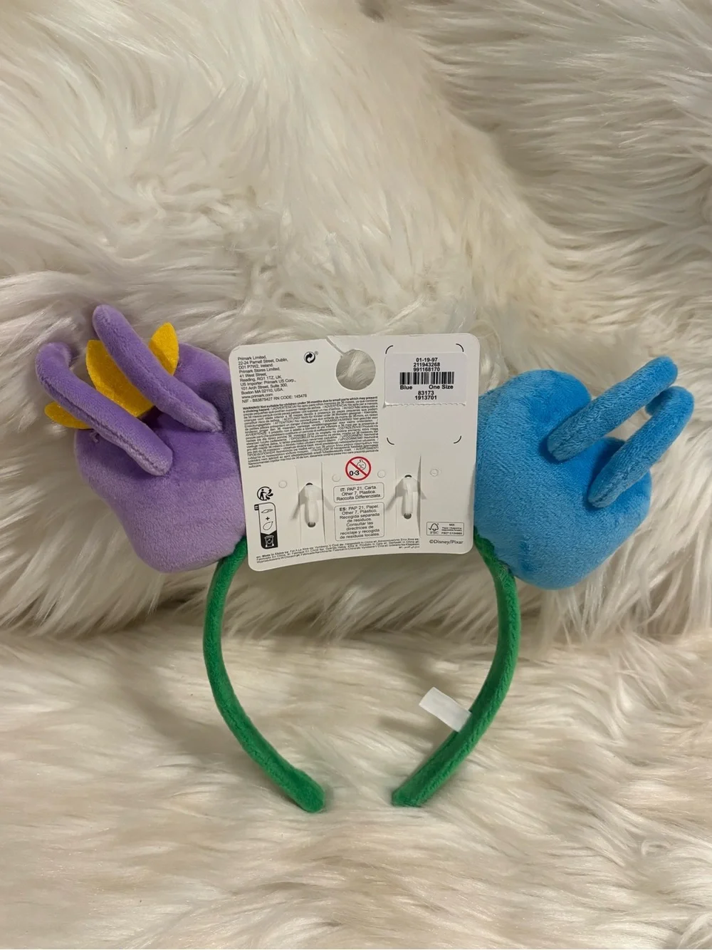 Disney Pixar A Bugs Life Plush Minnie Ears Headband